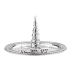 MARIPOSA Christmas Tree & Train Handcrafted Holiday Server, Silver