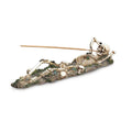 Gifts & Decor 57070342 Lazy Bones Incense Burner, No Size, White