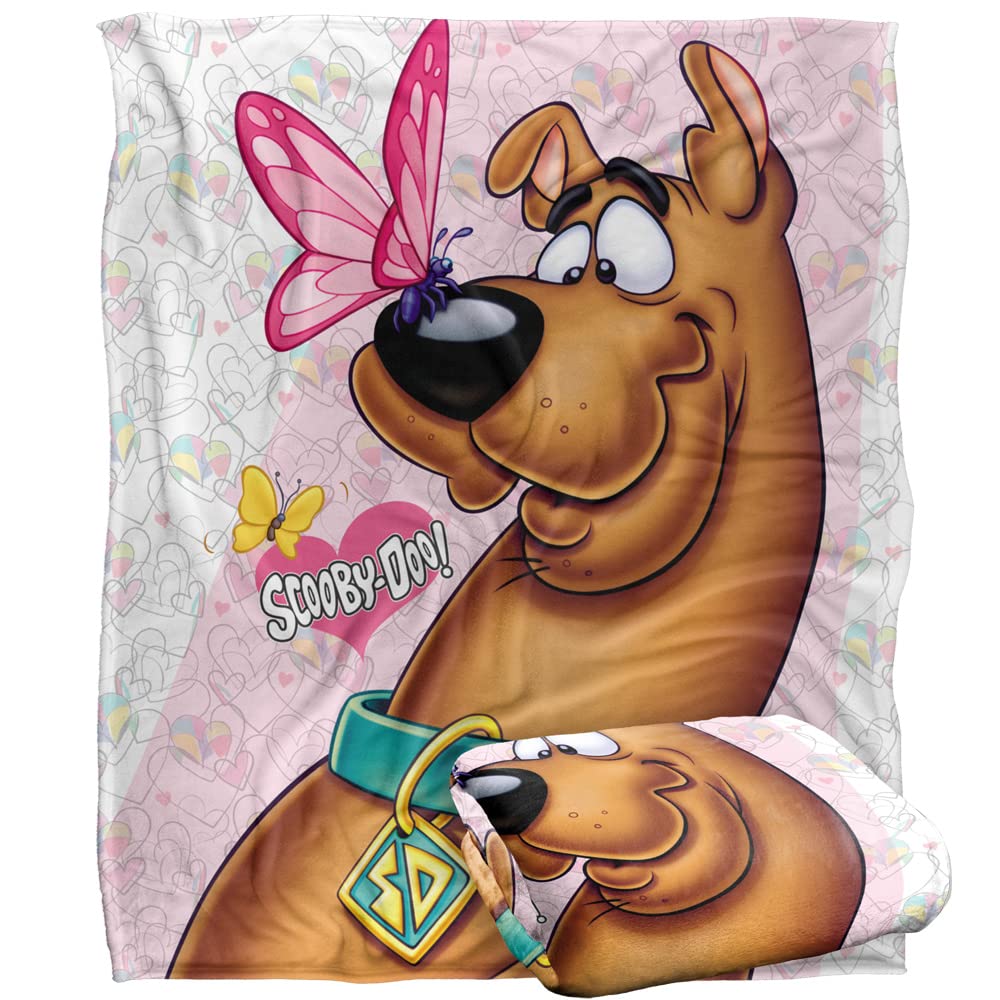 Scooby-Doo Butterfly Officially Licensed Silky Touch Super Soft Throw Blanket 50 x 60