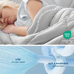 Bedsure Breescape Cooling Comforter King Size, Double-Sided Cool Tech Comforter, Soft Cooling Comforter For Hot Sleepers,Q-Max>0