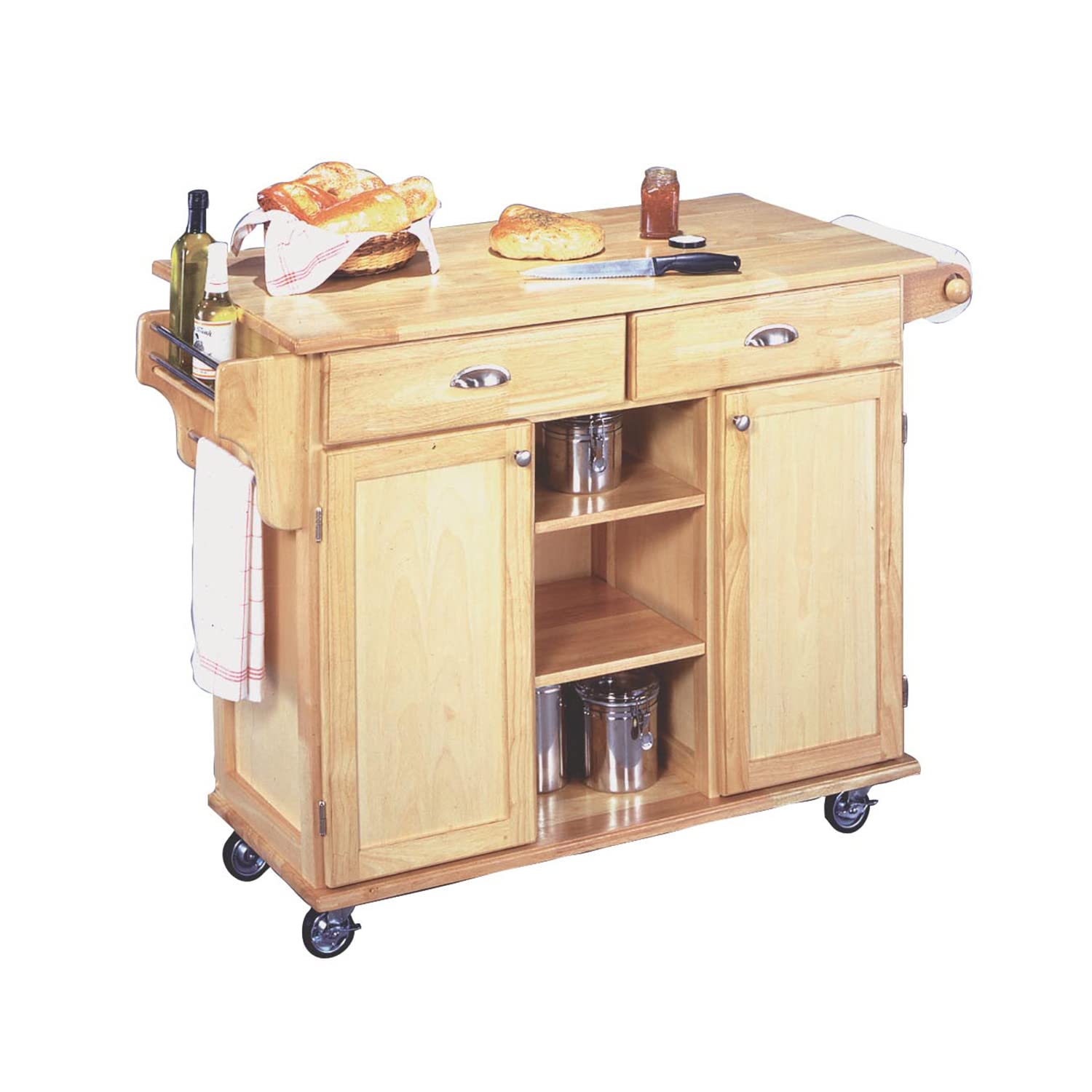 Napa Natural Kitchen Center by Home Styles