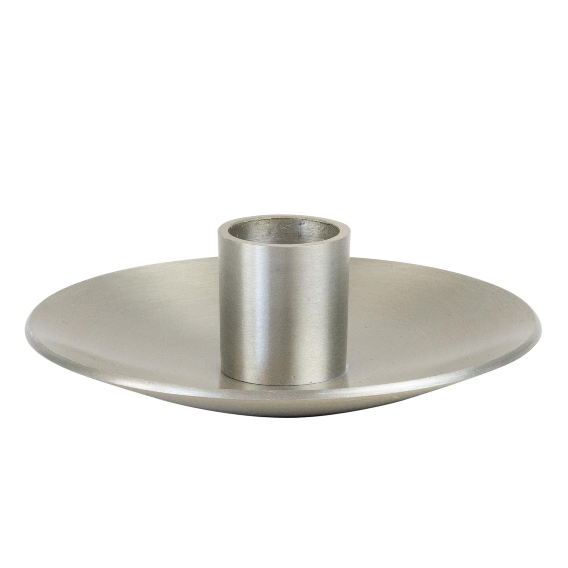 Northern Lights Candles Simplicity Pewter Taper Candle Holder, 4