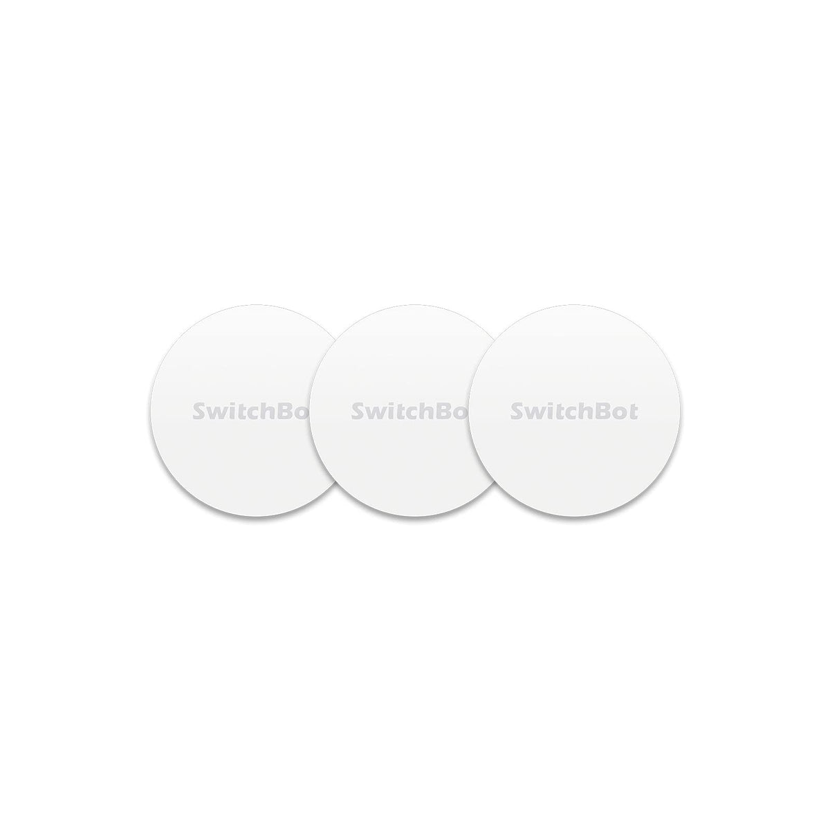 SwitchBot NFC Tag Stickers - 3PCS NTAG216 30mm, White, Compatible with iOS & Android, Perfect for SwitchBot Devices
