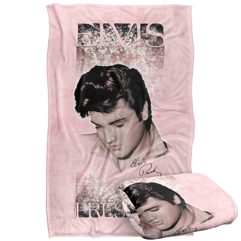 Elvis Presley Soft Lights Silky Touch Super Soft Throw Blanket 36' X 58'