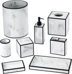 Avanti Linens - Tissue Box Cover, Guest Bathroom Essentials, Modern Home Decor (Jasper Collection)