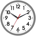AKCISOT Wall Clock 8 Inch Silent Non-Ticking Modern Clocks Battery Operated - Analog Small Classic for Office, Home, Bathroom, K