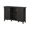 Bush Furniture Salinas Accent Storage Cabinet with Doors in Vintage Black