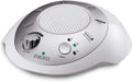 Homedics Soundsleep White Noise Sound Machine, Silver, Small Travel Sound Machine With 6 Relaxing Nature Sounds, Portable Sound Therapy For Home, Office, Nursery, Auto-Off Timer, By Homedics