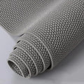 Mahira Anti Skid Rubber Mat Gray, 2x10 Ft, 5MM, Multipurpose Rubber Doormat with Drainage Hole for Home Floor, Bathroom, Shower 