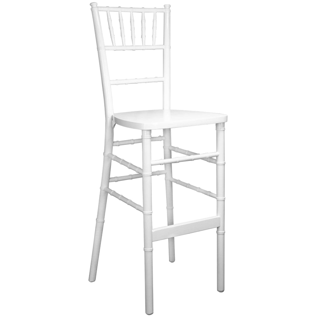Flash Furniture Advantage White Chiavari Bar Stools