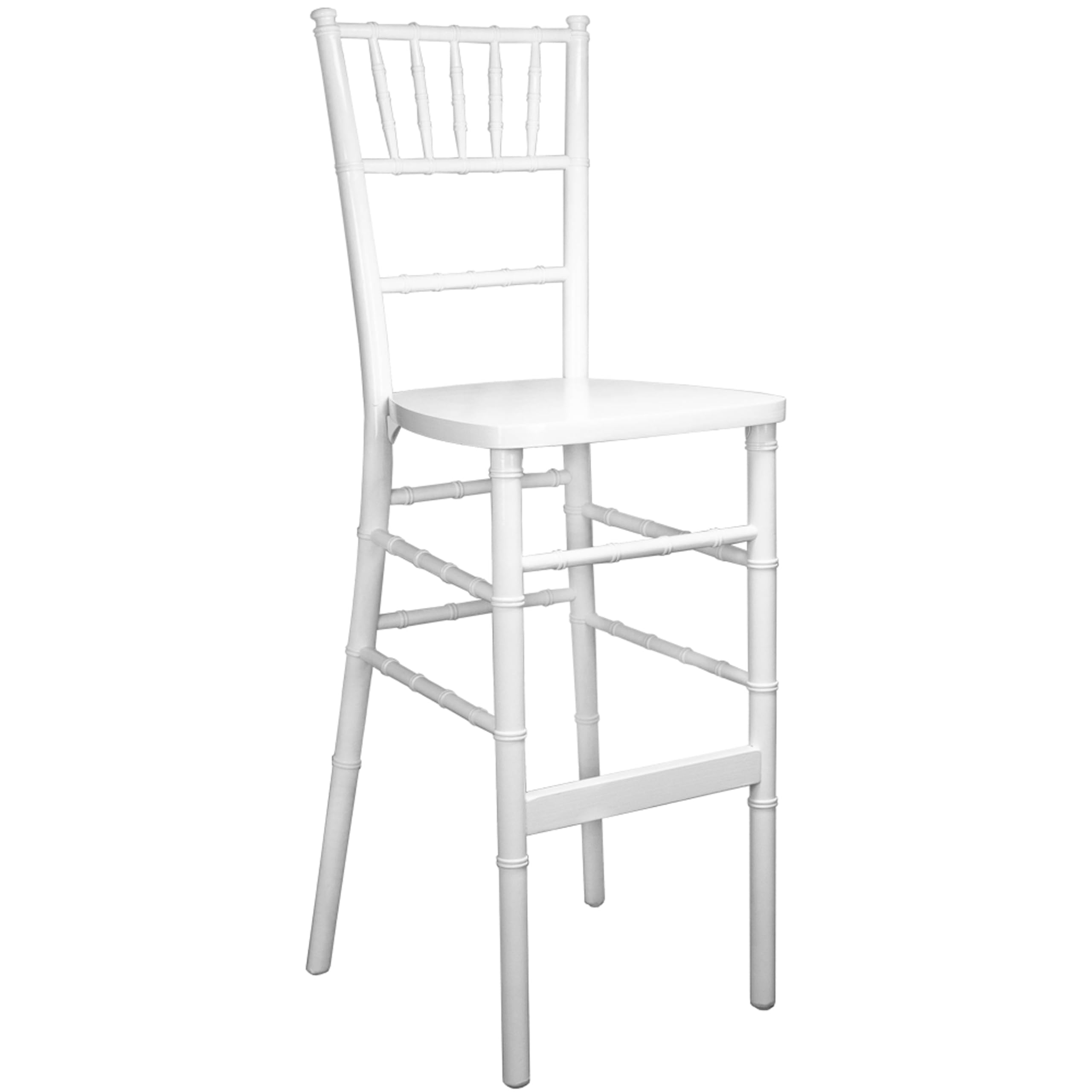 Flash Furniture Advantage White Chiavari Bar Stools