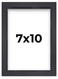 7x10 Shadow Box Frame Contemporary Black Finish | 1'' Depth of Usable Space| Interior Size 7x10 or 10x7 Inches| UV Resistant Acr