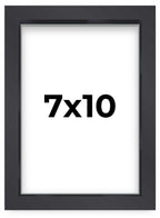 7x10 Shadow Box Frame Contemporary Black Finish | 1'' Depth of Usable Space| Interior Size 7x10 or 10x7 Inches| UV Resistant Acr
