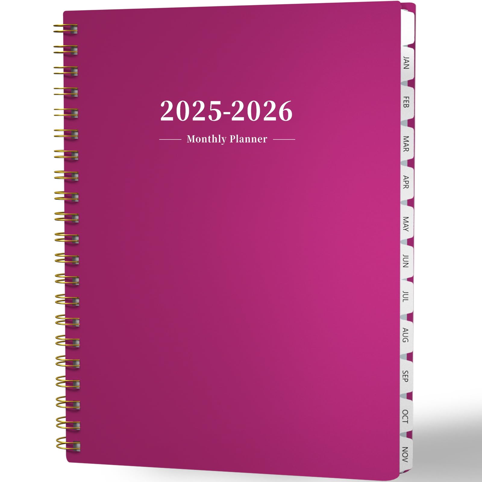 Ymumuda 2025 Planner - Monthly Planner 2025-2026, Jan.2025 To Dec.2026, 8.5' X 11', Large Planner With Spiral Bound, Perfect F