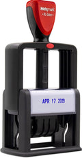 Zigel Heavy Duty Style Self Inking Date Stamp, Professional Large Date Size (Ld56) - Blue Ink