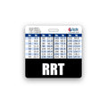 Rrt Badge Buddy Horizontal W/Height & Weight Conversion Charts (Standard, Black)