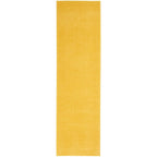 Nourison Essentials Indoor/Outdoor Yellow 2' X 6' Area Rug, Easy Cleaning, Non Shedding, Bed Room, Living Room, Dining Room, Backyard, Deck, Patio (2X6)