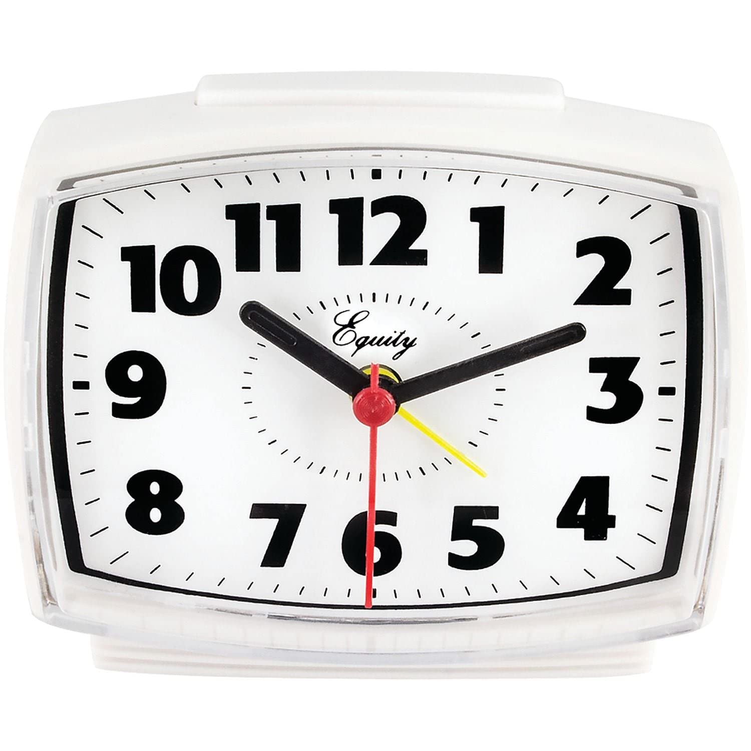 Equity 33100 Electric Silent Analog Alarm Clock with Lighted Dial