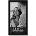 wallsthatspeak 11x22 Black Picture Frame for Puzzles Posters Photos or Artwork