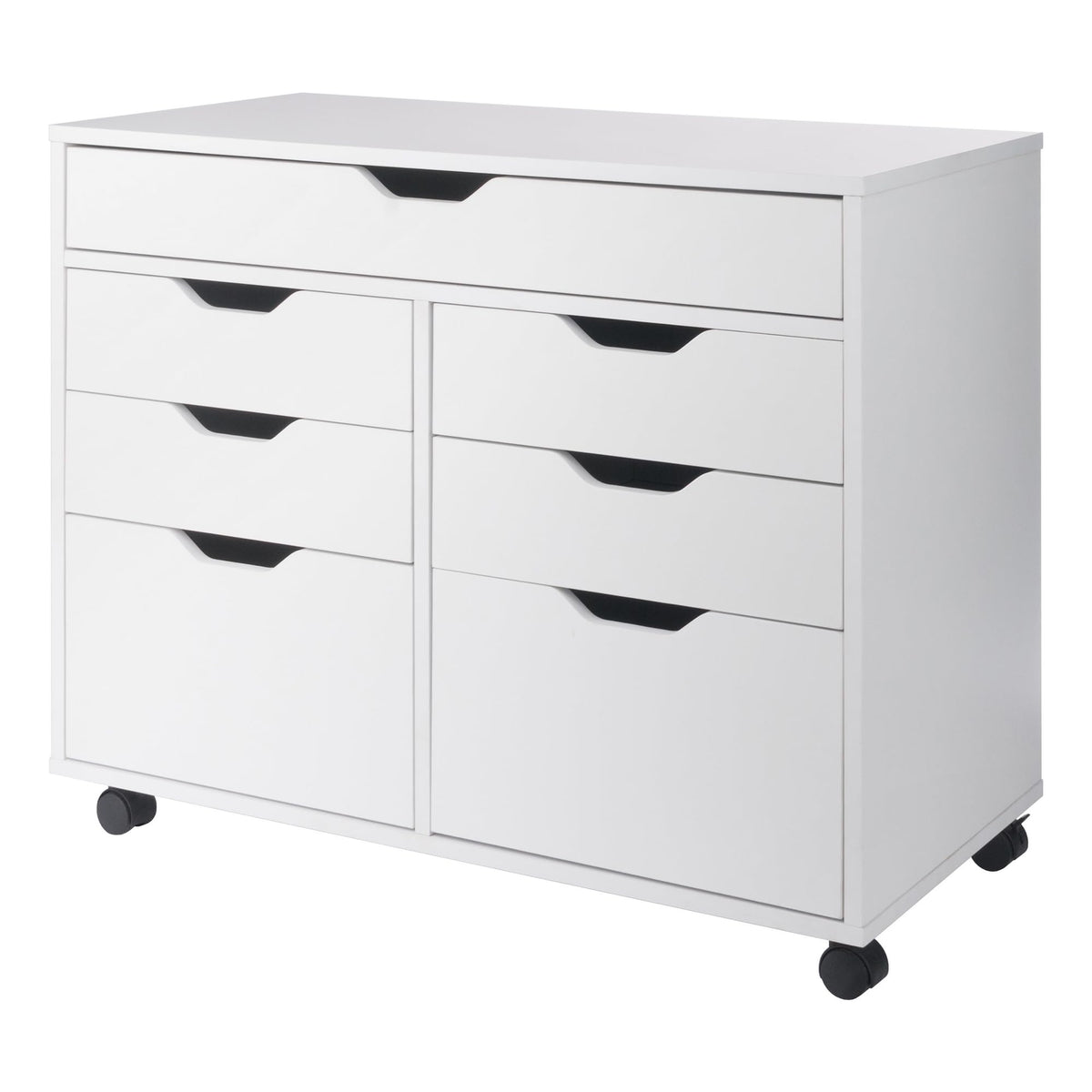 Winsome Halifax Mobile Storage Cabinet With Doors & Drawers, Stylish & Functional Home Storage Cabinet For Filing, Kitchen Organ