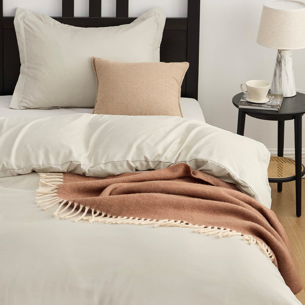 Bedsure Twin/Twin Xl Duvet Cover Kids - Soft Double Brushed Duvet Cover Twin, 2 Pcs, Includes 1 Kids' Linen Duvet Cover (68'X90