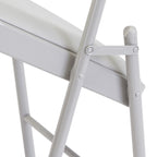 Commercialine® Vinyl Padded Steel Folding Chair, Grey (Pack of 4)