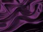 Mk Collection 4Pc Queen Soft Silky Satin Solid Purple Deep Pocket Sheet Set New