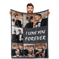 Photo Blanket Gifts For Wife, Custom Blankets As Anniversary Wife Gifts- To My Wife From Husband, Valentines Day Gifts