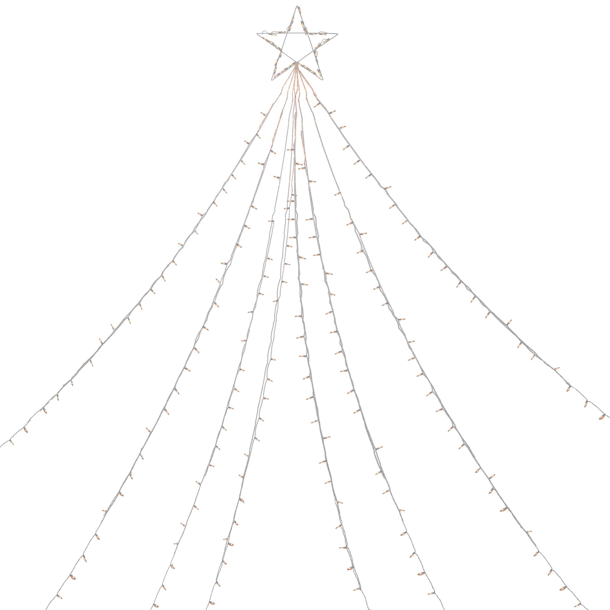 Northlight Lighted Christmas Tree Display Outdoor Decoration - 12 - Clear Lights