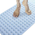 BM TECH Nonslip Soft Rubber Bath Mat for Bathtub and Shower,Anti Slip Bacterial Machine Washable PVC SiliconExtra Long Soft Suct