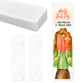 100Pieces Bookmark Laminating Pouches 2 * 8Inch Hot Laminator Sleeves 5 Mil Compatible With Most Pouch Laminating Machines For B