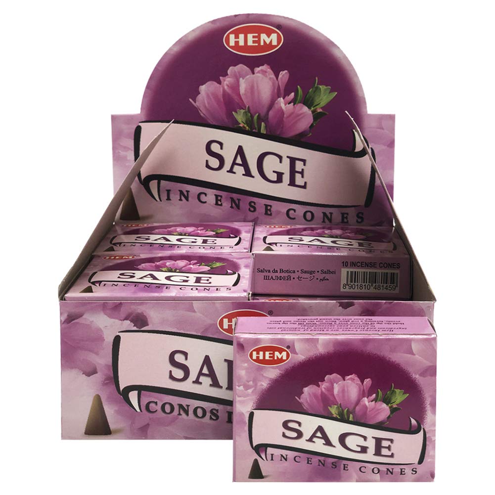 Sage Incense Cones And Cone Incense Burner Bundle Insence Insense Hem Incense
