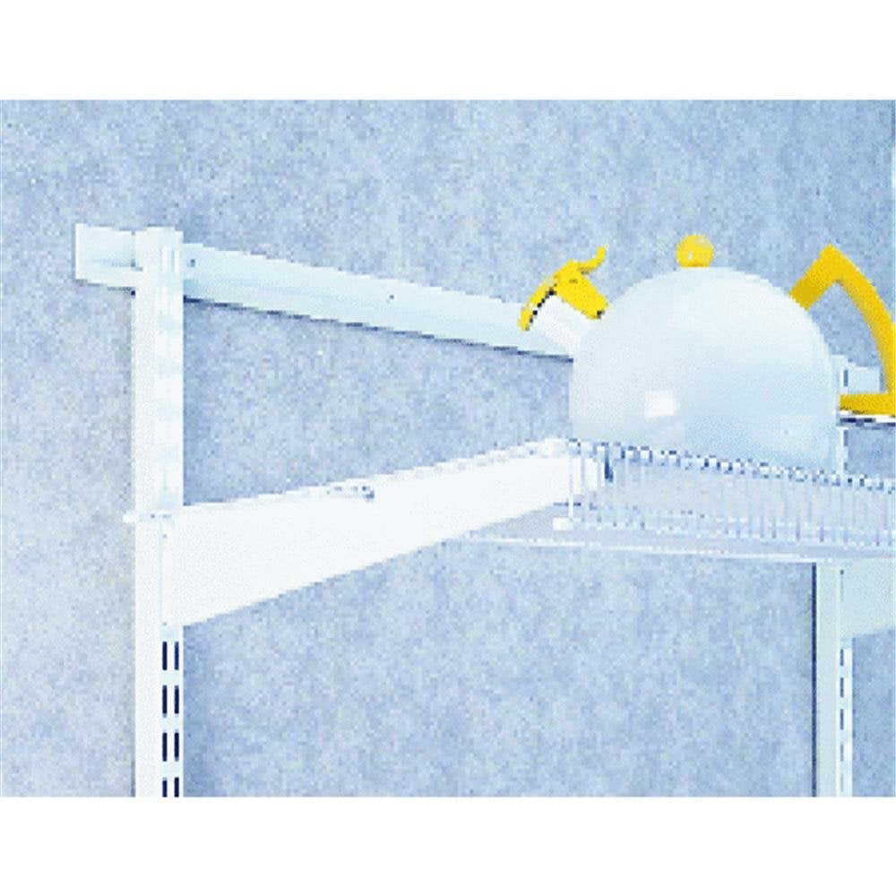 Organized Living freedomRail Bracket for Ventilated Shelves, 16-inch - White