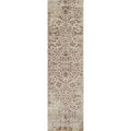 Rizzy Home Alora Decor Euphoria 2'6" X 10' Floral Ivory/Gray/Rust/Blue Hybrid Area Rug