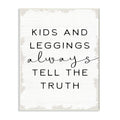 Stupell Industries Tell The Truth Funny Family Word, Design by Artist Daphne Polselli Art, 13 x 0.5 x 19, Wall Plaque
