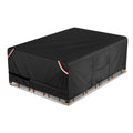 Kylinlucky Outdoor Patio Furniture Set Covers 108 X 82 Inch Waterproof Weatherproof Square Cover, Heavy Duty 600D For Outside Dining Table And Chairs Fit 9 X 6 Ft, 100 X 80 Inch