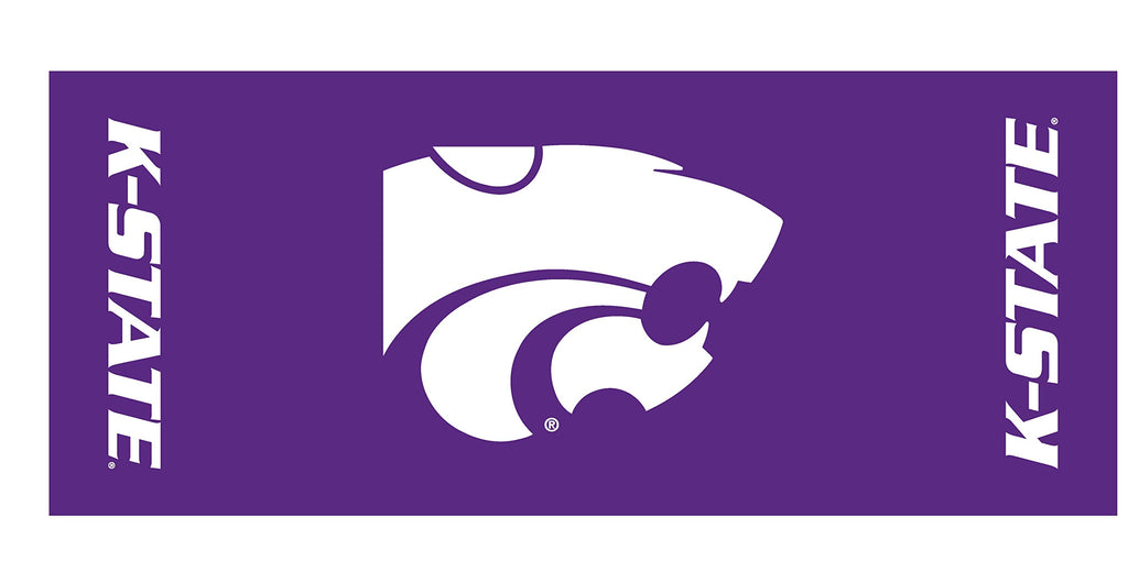 Collegiate Kwik-Covers Rectangle Plastic Table Covers, Bundle Of 2 (Kansas State University, 6')