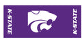 Collegiate Kwik-Covers Rectangle Plastic Table Covers, Bundle Of 2 (Kansas State University, 6')