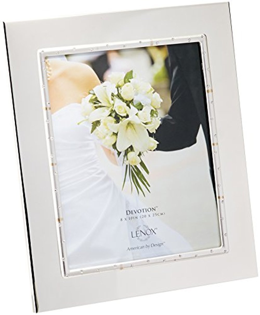 Lenox Devotion Frame for 8 by 10-Inch Photo - 825521, Metallic