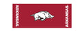 Collegiate Kwik-Covers Rectangle Plastic Table Covers, Bundle Of 2 (University Of Arkansas, 8')