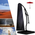 Patio Umbrella Cover - 600D Waterproof, Outdoor Umbrella Cover For Offset Cantilever Umbrella, Fits Patio Umbrella 9-13 Ft, Blac