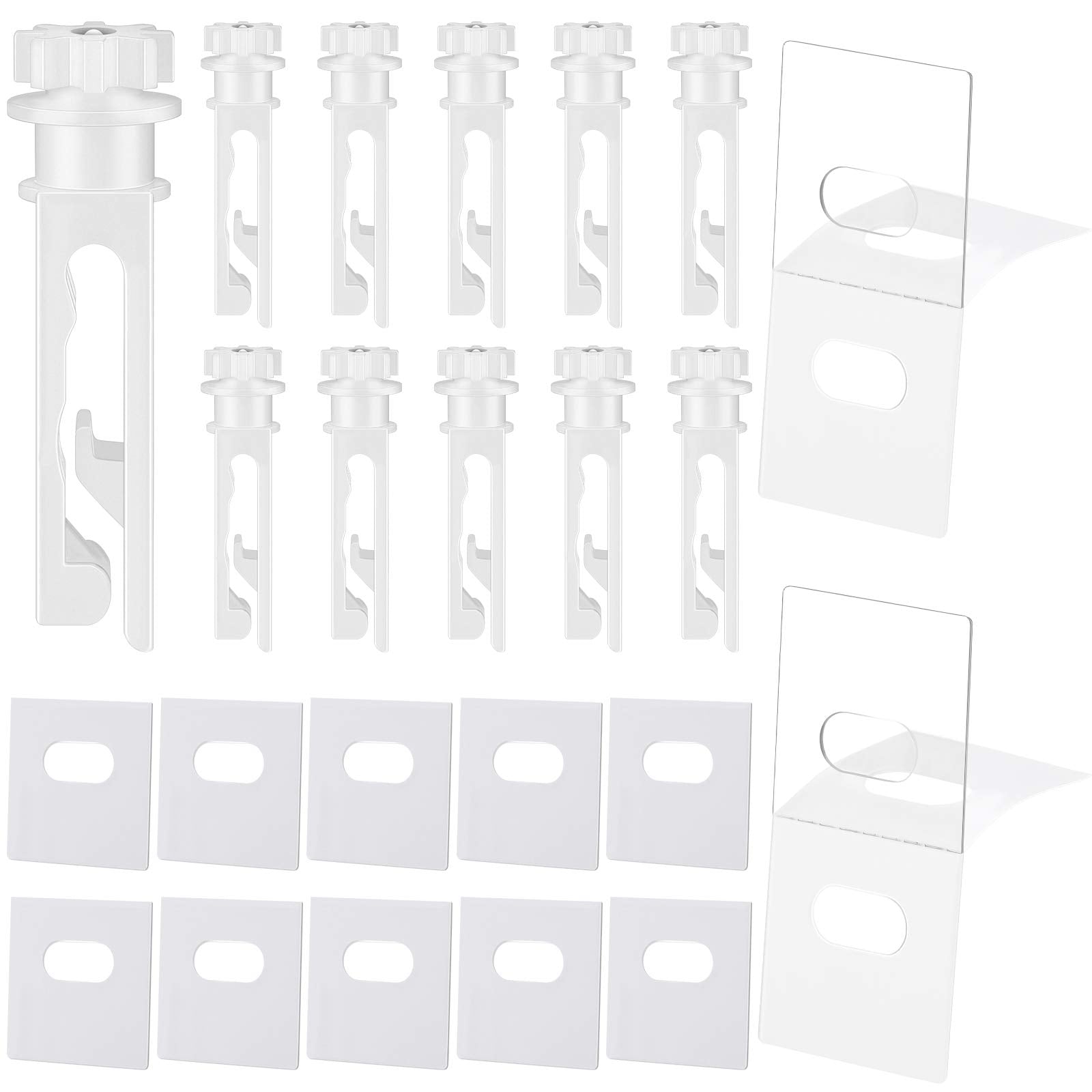 Vertical Blind Repair Tabs and Vertical Blind Stem Replacement Window Blind for Broken and Missing Vertical Blinds Repairing (24