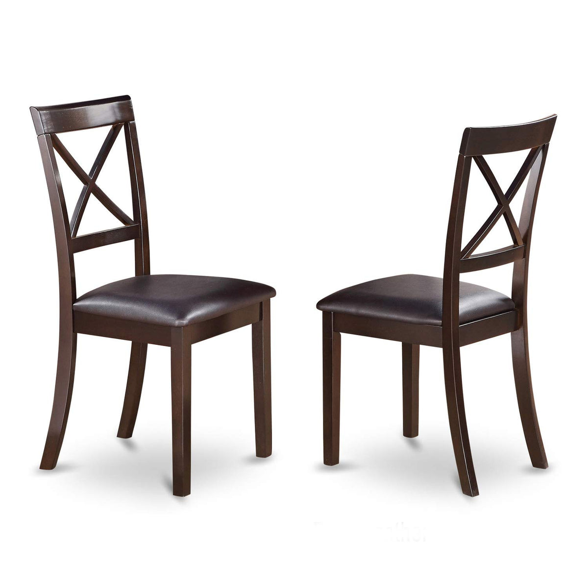 East West Furniture Lybo6-Cap-Lc 6 Pc Dining Table With Bench-Kitchen Tables Plus 4 Dining Chairs And Bench