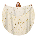 Moonysweet Tortilla Blanket For Adult And Kids Double Sided Novelty Food Blanket 60 Inches Adult Size Funny Realistic Throw Blan