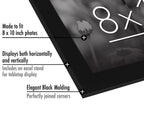 Americanflat Picture Frame, 8X10, Black, 6 Count