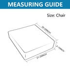 Nc Home Water Repellent Sofa Couch Cushion Covers Sofa Seat Slipcover, Armchair Furniture Protector For Camper, Soft Flexibility