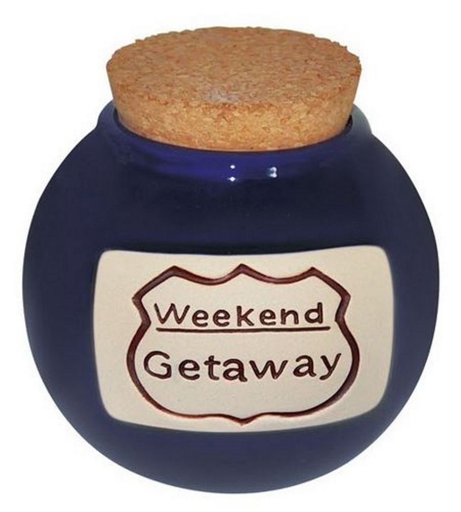 Money Hand Crafted Word Jar.The Original Word Jar (Weekend Getaway)