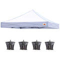 Abccanopy Replacement Canopy Top For Pop Up Canopy Tent (8X8, White)