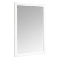 Amazon Basics Rectangular Wall Mount Mirror 20 x 28, Standard Trim, White