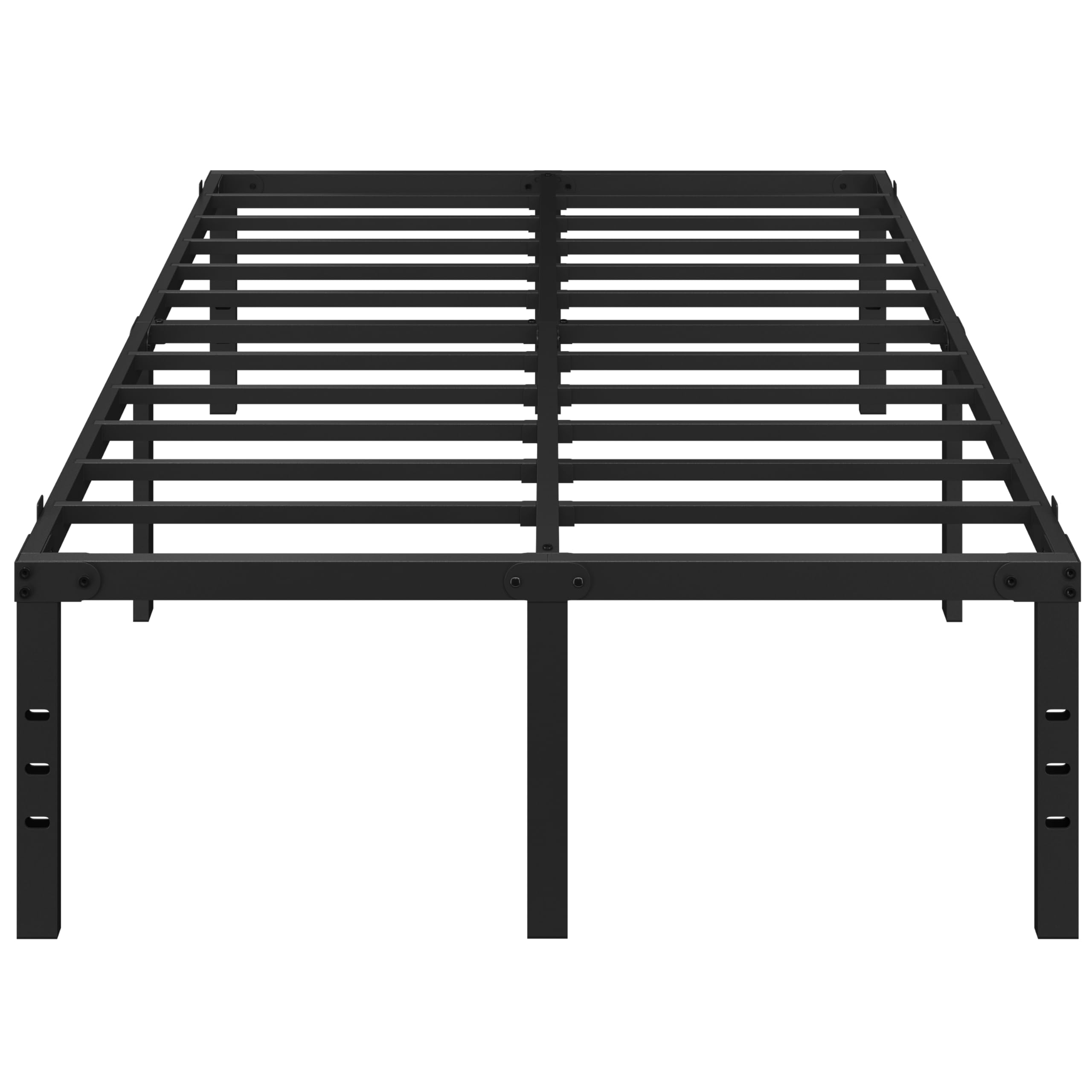 Yaheetech 18 Inch Full Bed Frames Heavy Duty Metal Platform Bed with Under Bed Storage, No Box Spring Needed, Easy Assembly, Stu
